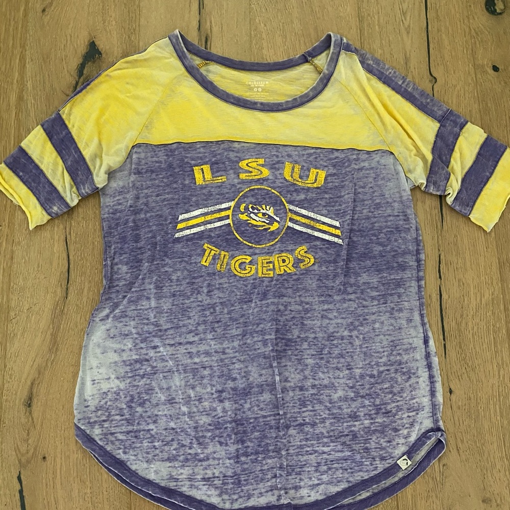 LSU Tigers Women’s Shirt - Purple and Yellow